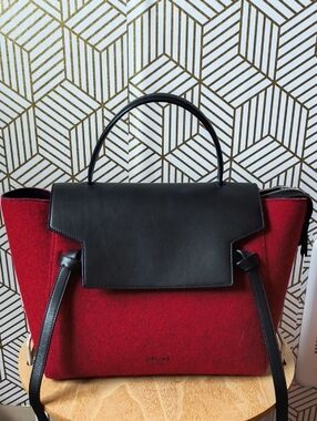 CELINE Small Felt Belt Bag